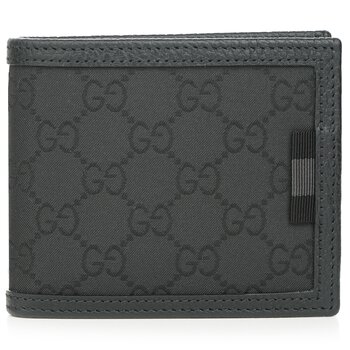 Gucci Signature Bifold Wallet 260987 Black Black