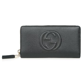 Gucci GG Long Zippy Wallet 598187 - Black  Black