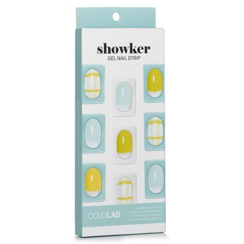 Cololab - Showker Gel Nail Strip  # CSA611 Pastel Check Image 1