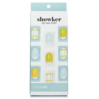 Showker Gel Nail Strip  # CSA611 Pastel Check (1pcs) 