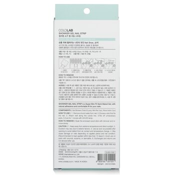 Cololab - Showker Gel Nail Strip # CSA701 Jewel Shooting Mint Image 2