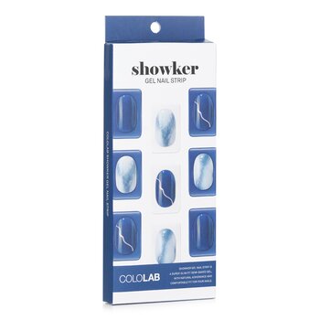 Cololab - Showker Gel Nail Strip # CNA401 Blackberry Marble Image 1