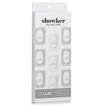 Cololab - Showker Gel Nail Strip # CNA802 Classic White Image 1