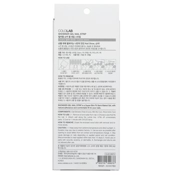 Cololab - Showker Gel Nail Strip # CNA802 Classic White Image 2