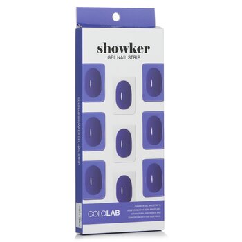 Cololab - Showker Gel Nail Strip # CSF412 Denim Blue Image 1