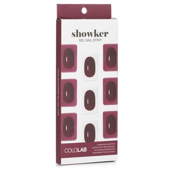 Cololab - Showker Gel Nail Strip # CSF512 Better Deep Red Image 1