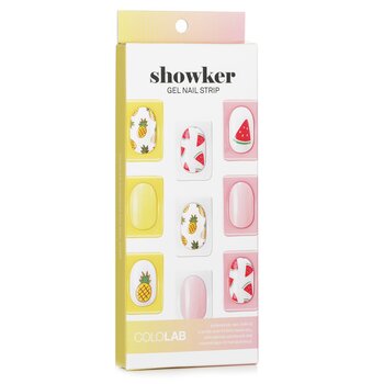 Cololab - Showker Gel Nail Strip # CNA604 I'm Fine Watermelon Image 1