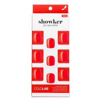 Showker Gel Nail Strip # CPF504 Real Red (1pcs) 