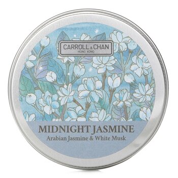 Carroll & Chan - 100% Beeswax Mini Tin Candle - # Midnight Jasmine (Arabian Jasmine & White Musk)  - 1pcs