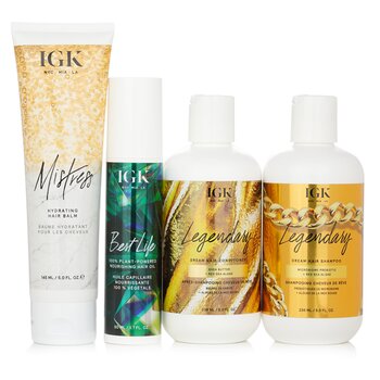 IGK - Live Your Best Life - Shampoo, Conditioner, Hair Balm, Hair Oil Image 1