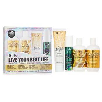 Live Your Best Life - Shampoo, Conditioner, Hair Balm, Hair Oil (Set) 