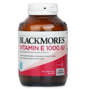 블랙모어스 Blackmores 블랙모어 - 비타민E 1000IU 100캡슐 (병행수입) 100 Capsules