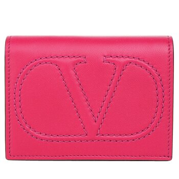 Valentino Garavani Valentino Flap French Wallet -Fushcia  Fushcia