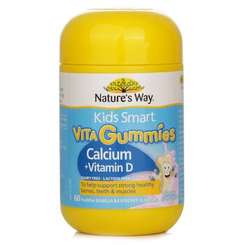 NATURE'S WAY Nature's Way - Nature's Way Kids Smart Vita Gummies Calcium 60 Pastilles -[Parallel Import Product]  60 pastilles