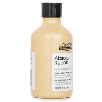 L'Oreal - Professionnel Serie Expert - Absolut Repair Protein + Gold Quinoa Instant Resurfacing Shampoo Image 1