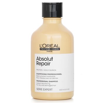 Professionnel Serie Expert - Absolut Repair Protein + Gold Quinoa Instant Resurfacing Shampoo (300ml/10.1oz) 
