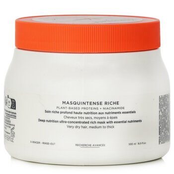Nutritive Masquintense Riche Deep Nutrition Ultra Concentrated Rich Mask With Essential Nutriments (500ml/16.9oz) 