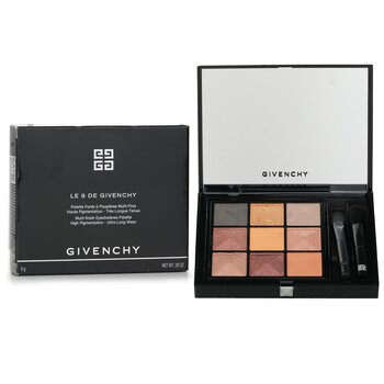 Givenchy - Le 9 De Givenchy Multi-Finish Eyeshadows Palette High Pigmentation Ultra Long Wear- #08 Le 9.08 Image 1