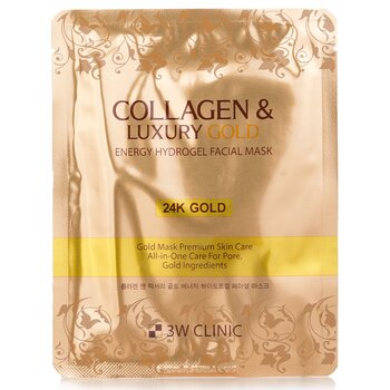 3W Clinic - Collagen & Luxury Gold Energy Hydrogel Facial Mask Image 1