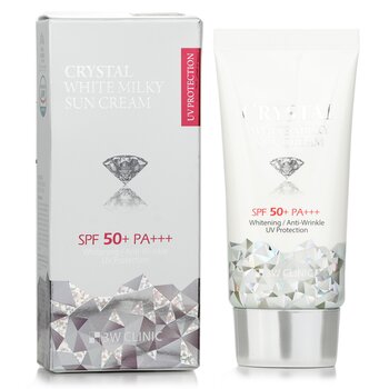 3W Clinic - Crystal White Milky Sun Cream SPF 50+/PA+++ Image 1