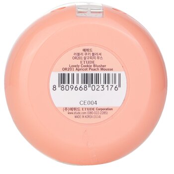 Etude House - Lovely Cookie Blusher - #OR201 Apricot Peach Mousse Image 2