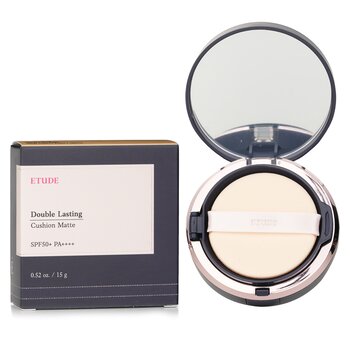 Etude House - Double Lasting Cushion Matte SPF 50 - #21N1 Neutral Beige Image 1