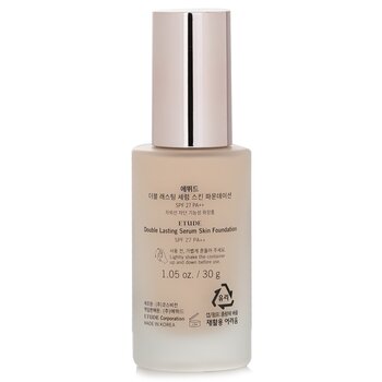 Etude House - Double Lasting Serum Skin Foundation SPF 27 - # 17N1 Neutral Vanilla Image 2