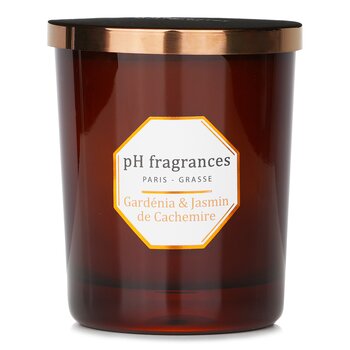 pH fragrances - Scented Candle Gardenia & Jasmine Of Cashmere  - 180g/6.3oz