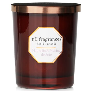 pH fragrances - Scented Candle Magnolia & Pivoine de Soie  - 180g/6.3oz