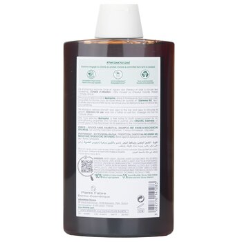 Klorane - Shampoo With Quinine & Organic Edelweiss (Strength Thinning Hair) Image 2