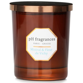 pH fragrances - Scented Candle Mistral & Fleur de Vichy  - 180g/6.3oz