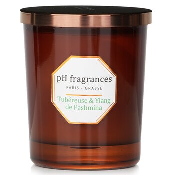 pH fragrances - Scented Candle - Tubereuse & Ylang De Pashmina  - 180g/6.3oz