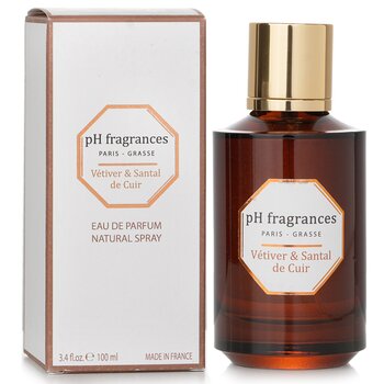 pH fragrances - Vetiver & Sandal Of Leather Eau De Parfum Spray Image 1