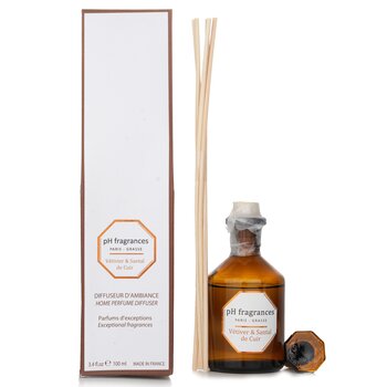 pH fragrances - Home Perfume Diffuser Vetiver & Sandal Of Leather  - 100ml/3.4oz