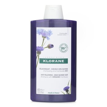 Shampoo With Organic Centaury (Anti Yellowing Gray Blonde Hair) (400ml/13.5oz) 