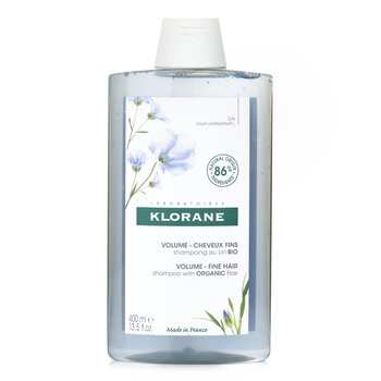 Shampoo With Organic Flax (Volume Fine Hair) (400ml/13.5oz) 