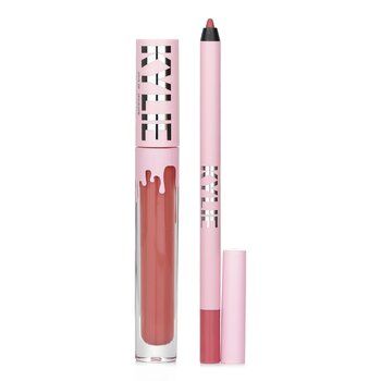 Kylie By Kylie Jenner - Matte Lip Kit: Matte Liquid Lipstick 3ml + Lip Liner 1.1g - # 301 Angel Image 1