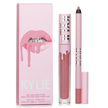 Velvet Lip Kit: Liquid Lipstick 3ml + Lip Liner 1.1g - # 705 Charm (2pcs) 