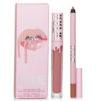 Velvet Lip Kit: Liquid Lipstick 3ml + Lip Liner 1.1g - # 700 Bare (2pcs) 