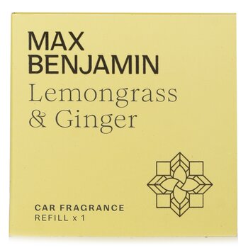 Max Benjamin - Car Fragrance Refill - Lemongrass & Ginger  - 1pc