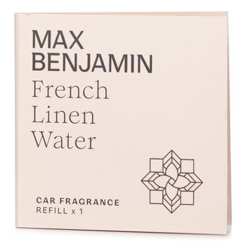 Max Benjamin - Car Fragrance Refill - French Linen Water  - 1pc