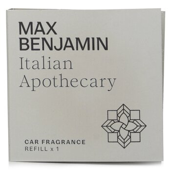 Max Benjamin - Car Fragrance Refill - Italian Apothecary  - 1pc