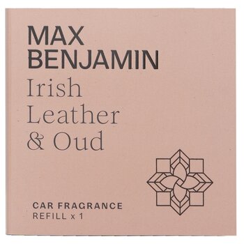 Max Benjamin - Car Fragrance Refill - Irish Leather & Oud  - 1pc