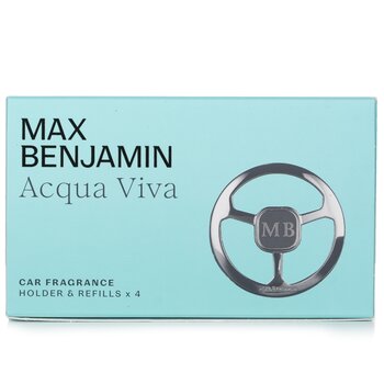 Max Benjamin - Car Fragrance Gift Set - Acqua Viva  - 4pcs