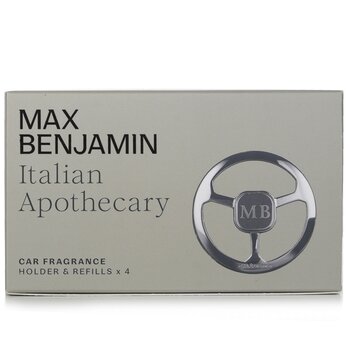 Max Benjamin - Car Fragrance Gift Set - Italian Apothecary  - 4pcs