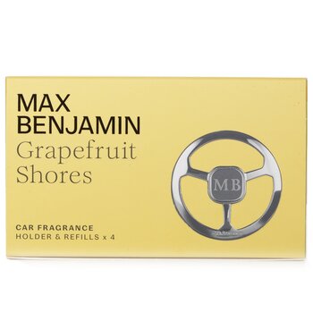 Max Benjamin - Car Fragrance Gift Set - Grapefruit Shores  - 4pcs