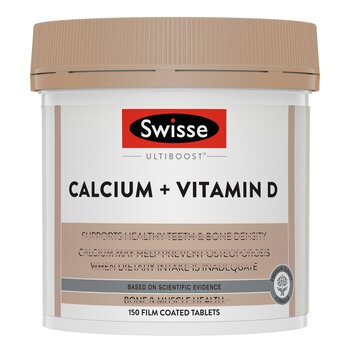 스위스 Swisse Ultiboost Calcium + Vitamin D 150 Tablets [Parallel Import] 150 Tablets