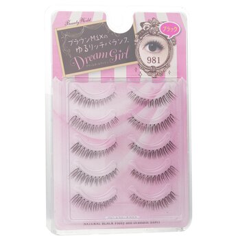 Beauty World - Dream Girl Nylon Eyelash - # 981 Black Image 1