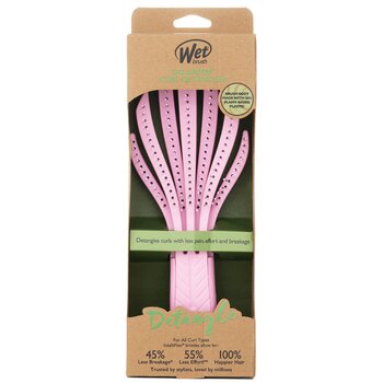 Wet Brush - Go Green Curly Detangling Hair Brush - # Pink Image 1