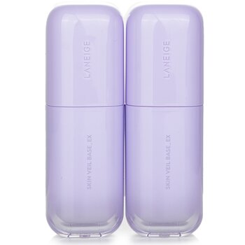 Laneige - Skin Veil Base EX SPF 28 Duo Set - # No. 40 Purple Image 1